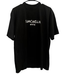 Coachella FTX Mens Size M Black Shirt Desert Crater 2022 Art & Music Festival